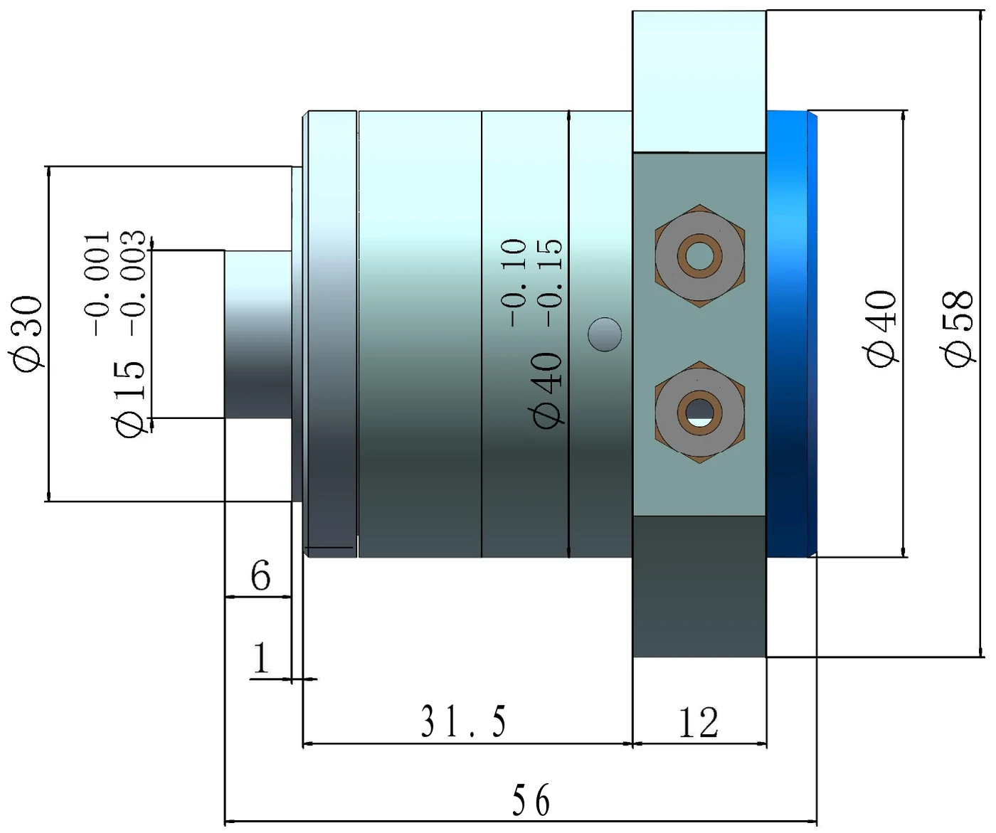 40HY12Z0.1 motorised spindle